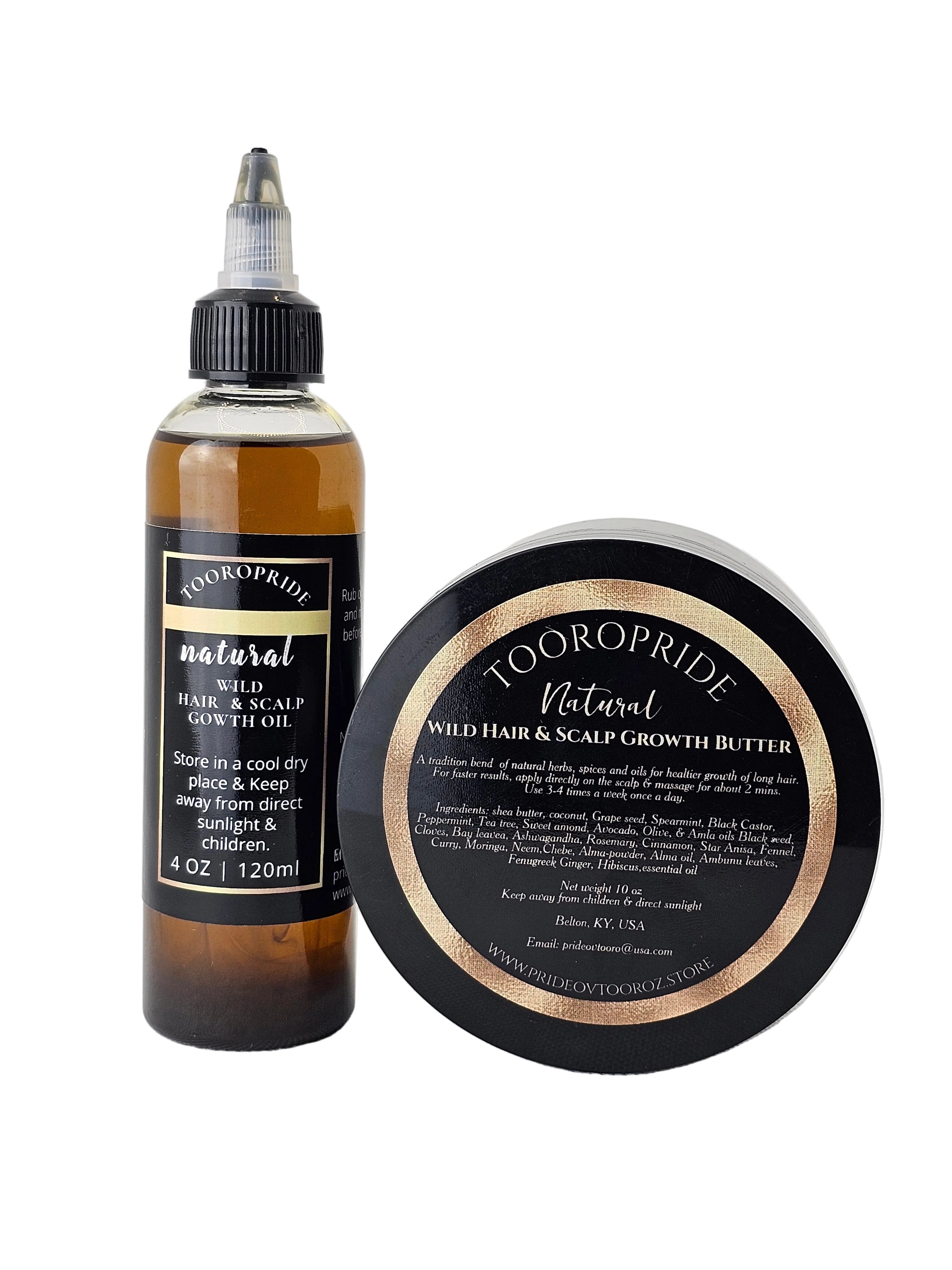 Hair Growth Herbal oil & cream combo